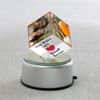 Gift Romantic Rotating Crystal Cube with LED