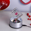 Shop Romantic Rotating Crystal Cube with LED