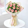 Gift Rose Bouquet with Cake