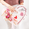 Rose Embrace Mother's Day Heart-Shaped Card Online