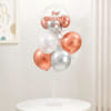 Gift Rose Gold Charm Daughter's Day Balloon Setup