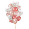 Rose Gold Happy Anniversary Balloons - Set Of 16 Online