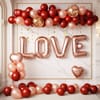 Rose Gold Love Valentines Day Balloon Decor