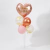 Gift Rose Gold & Pastel Balloon Arrangement