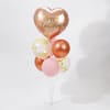 Buy Rose Gold & Pastel Balloon Arrangement