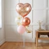 Rose Gold & Pastel Balloon Arrangement