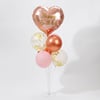Gift Rose Gold & Pastel Balloon Bouquet
