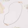 Buy Rose Gold-plated Infinity Pendant Necklace