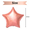 Shop Rose Gold Star Foil Balloons - Set Of 4