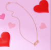 Buy Rose Gold XOXO Pendant Chain Love Gift
