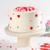 Gift Rose Hearts Cake