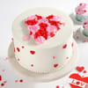 Rose Hearts Cake (1Kg) Online