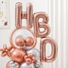 Gift Rose Luxe Birthday Balloon Arrangement