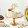 Buy Rose Pista Crescent Red Velvet Cake (500 Gm)