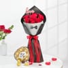 Roses And Chocolates Gift Combo