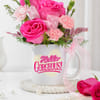 Buy Roses & Carnations Mug Arrangement