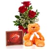Roses & Teddy Surprise Online