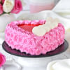 Gift Rosette Cake with Hearts (2 Kg)