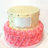 Rosette Semi Fondant Cake (3 Kg) Online