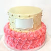 Rosette Semi Fondant Cake (3 Kg) Online