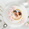 Gift Rosy Fantasy Personalized Photo Cake (600 gm)
