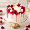 Gift Rosy Red Velvet Cake