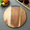 Buy Round Wooden Chopping Board/ Serving Platter