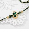 Gift Royal Green Rakhi Celebration Hamper