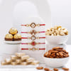 Royal Kundan Rakhi Set of 5 with Ferrero Rocher