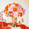 Royal Marigold And Rose Centerpiece Online
