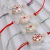 Gift Royal Meenakari Rakhi Gift Set with Ferrero Rocher