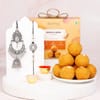 Royal Oxidized Rakhi Hamper with Ladoo