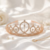 Royal Rose Gold Crystal Party Tiara
