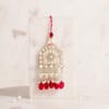 Buy Royal Ruby Pearl and Kundan Lumba Rakhi