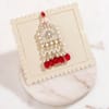 Shop Royal Ruby Pearl and Kundan Lumba Rakhi
