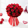 Shop Ruby Romance-10 Red Rose Flower Bouquet
