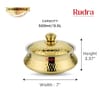 Gift Rudra Safari Hammered Gold Double Walled Stainless Steel Casserole (0.5 L)