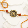 Rudraksh Beads And Ganesha Rakhi Online