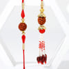 Gift Rudraksh Bhaiya Bhabhi Rakhi
