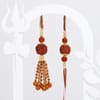 Gift Rudraksh Bhaiya Bhabhi Rakhi Hamper