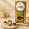 Rudraksh Ganesha Rakhi with Ferrero Chocolate