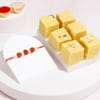 Rudraksh Rakhi Hamper with Soan Papdi