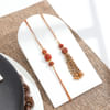 Shop Rudraksha Bhaiya Bhabhi Rakhi Gift Combo
