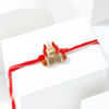 Buy Rudraksha Trishul Rakhi And Kaju Katli Delight