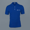 Ruffty Solids Cotton Polo T-shirt for Men (Royal Blue) Online