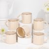 Rustic Charm Beige Mugs-Set Of 6 Online