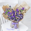 Gift Rustic Purple Static Handtied Bouquet
