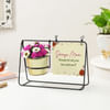 Saasu Maa's Personalized Swinging Metal Planter Online
