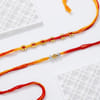 Buy Sacred Knots Rudraksha And Om Rakhis - Set Of 5