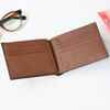 Shop Saffiano Leather Personalized Wallet And Cardholder Set - Dark Tan